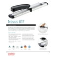 thumbnail image 6 of Novus B17 Long Arm Stapler, 11.75" Staple Depth, 40 Sheet Max, German Engineered (020-1535), 6 of 9
