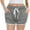 Gray, variant on IROINNID Women's Drawstring Elastic Waist Casual Shorts With Pocket