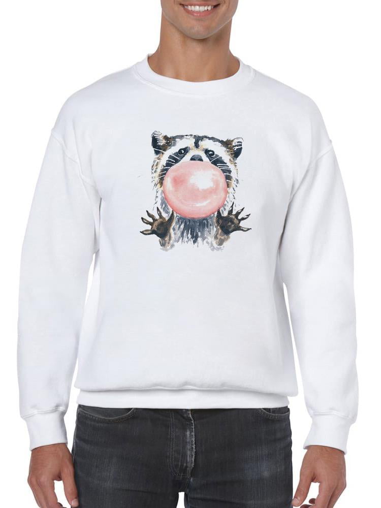 Raccoon Mens Full-Zip Up Hoodie Jacket Pullover Sweatshirt