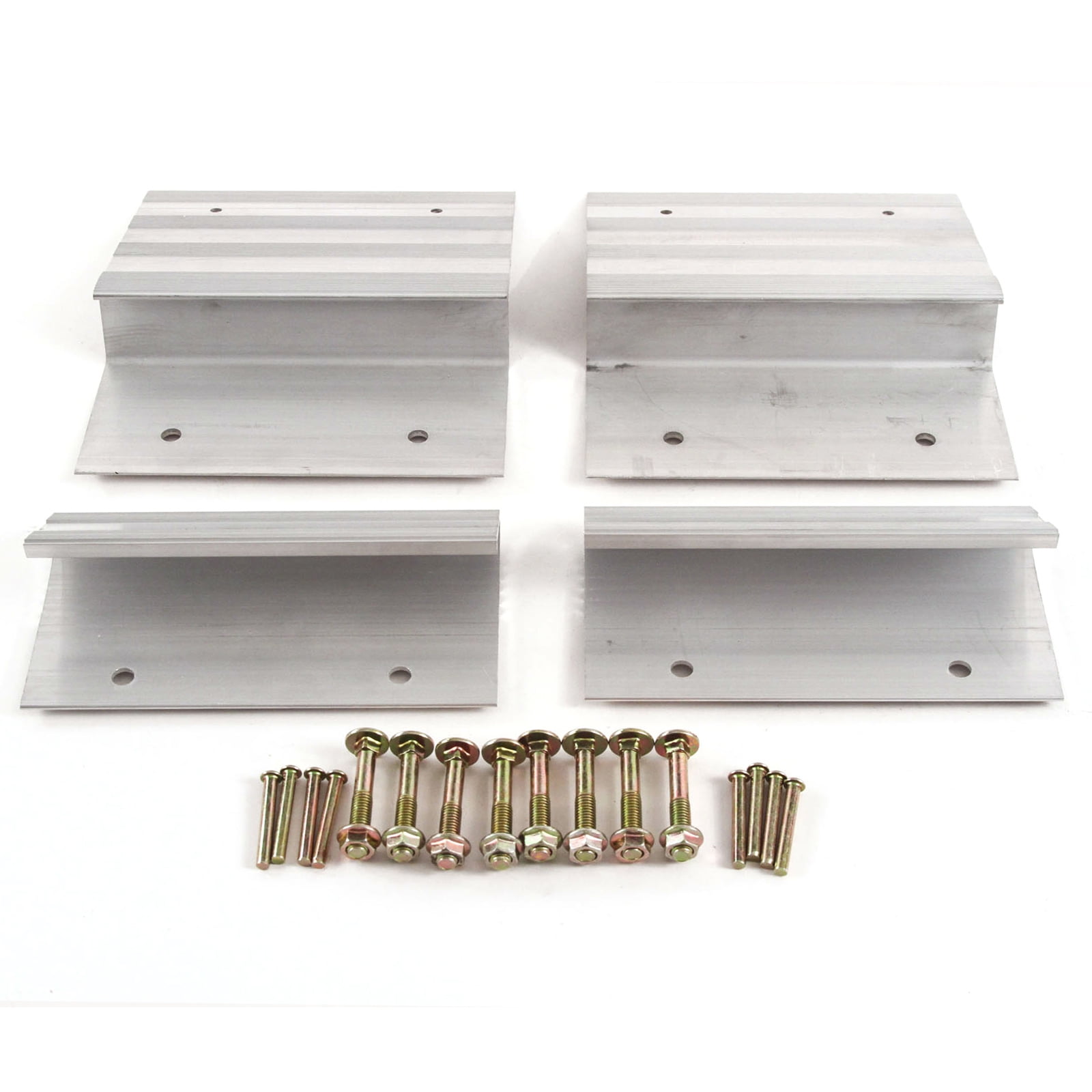 Red Hound Auto Ramp Aluminum Truck Top and Bottom End Kit with Hardware
