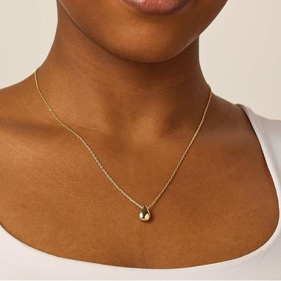 Minority Necklace Advanced Exquisite Water Drop Pendant Type