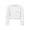 White, variant on REDARER Big Girls Mesh Cropped Long Sleeve Top Hollow Out Casual Fashion Blouse,11-12 Years