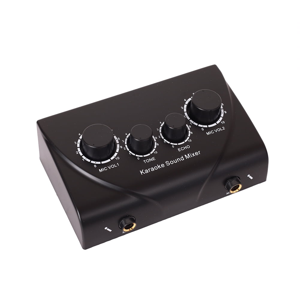 Pro Portable Mini Digital Audio Sound Karaoke Echo Mixer System Machine