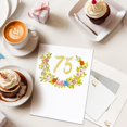 thumbnail image 4 of Tarjeta de cumpleaños CNLITIHEKA 75.º pop-up 3D con flores, 4 of 7