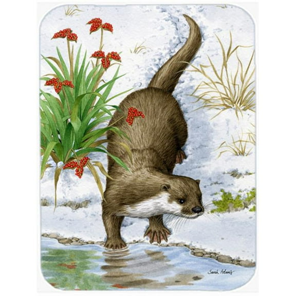 Otter By The Water Glass Cutting Board