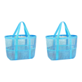 thumbnail image 1 of Playa Mujeres Malla Gran Capacidad Bolso Hombro (cielo) Azul, 1 of 4