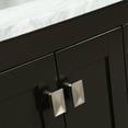 thumbnail image 5 of Eviva Hampton 36" Espresso Transitional Bathroom Vanity w/ White Carrara Top, 5 of 6
