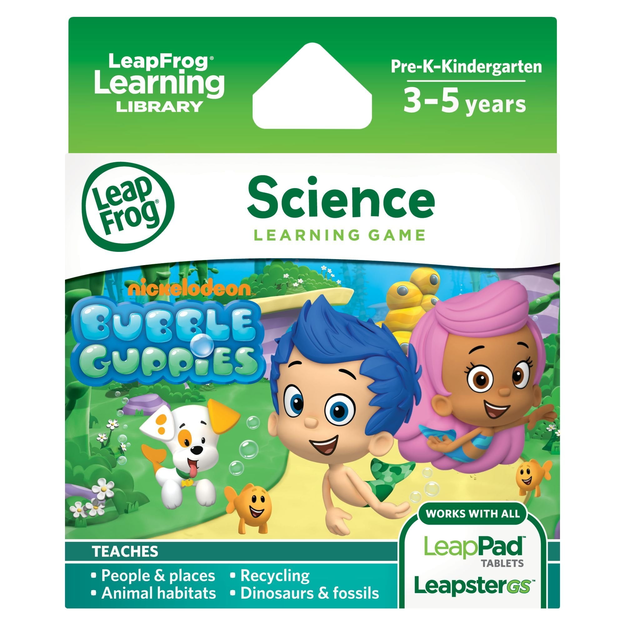 LeapFrog LeapTV Bubble Guppies Active Video Game Science 3-5 Yrs for sale online 