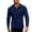 Navy, variant on Antinious Men Solid Button Collar Long Sleeve Classic Outdoor Casual Fall Tops