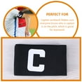 thumbnail image 3 of MesaSe 2 Pcs Arm Band Basketball Captain Player Football Child Black, 3 of 8