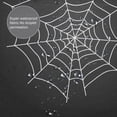 thumbnail image 3 of Rateoe A Web With A Spider Shower Curtain - Fancy Bathroom Shower Curtain Sets - Waterproof Shower Curtain with Hooks with 12 Plastic Hooks 72x72 Inches, 3 of 5