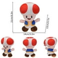 thumbnail image 3 of Kawaii Mario Bros Ice Fire Flower Anime Figure Soft Plush Toy Cute Koopa Troopa Boo Red Toad Peluche Dolls Gift, 3 of 5