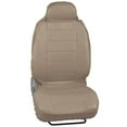 thumbnail image 2 of Motor Trend HighBack Faux Leather Car Seat Covers for Front Seats, Beige - Universal Fit for Car Truck Van SUV, 2 of 7