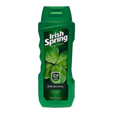 Irish Spring Body Wash Feel Clean and Fresh - Original, 18 oz, 2 Pack