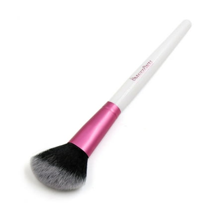 White Handle Soft Mineral Powder Foundation Blush Makeup Cosmetics Brushes