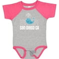 thumbnail image 3 of Inktastic San Diego California Whale Boys or Girls Baby Bodysuit, 3 of 5
