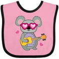 thumbnail image 3 of Inktastic Koala Cute Girls Guitar Girls Baby Bib, 3 of 4
