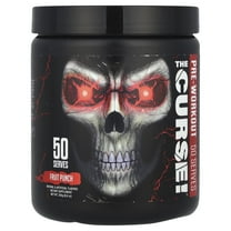 JNX Sports® The Curse Pre Workout Powder Fruit Punch Pre Workout Mix for Energy and Focus, 50 Serves