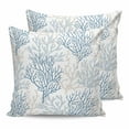 thumbnail image 7 of Outdoor Pillow Covers Throws Gradient Ocean Blue Grey Coral,Waterproof Pillow Cases Pack of 2 Summer Sealife on White,Durable Cushion Cover Pillowcase for Patio Balcony Couch Garden, 7 of 7