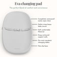 thumbnail image 4 of Evolur Eva Baby Changing Pad in Light Gray, Soft and Breathable, Lightweight and Portable Changing Pad, Fits all Changing Table, Waterproof Firm Padding, 4 of 7