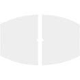 thumbnail image 4 of 26"W x 17 3/8"H x 1"ID x 14"C x 1"P Kailey Architectural Grade PVC Contemporary Ceiling Medallion, Two Piece, 4 of 11