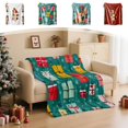 thumbnail image 2 of PEIBang 39"x51" Christmas Fleece Throw Blanket,Soft and Cozy Holiday Blanket for Sofa,Bed,Couch,Xmas Decorative Flannel Blanket, 2 of 7
