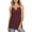 A1-Wine Top, variant on Lace Trim V-Neck Cami Tops for Women Spaghetti Straps Tunic Tank Tops Solid Color Sleeveless Going Out Top Black Top,Size S-2XL