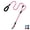 Pink, variant on YeewayVeh Dog Leash 6FT Double Handle, 1/2 Inch Nylon Leash with Padded Handle & Reflective Threads for Medium to Large Dogs (Black)