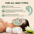 2 Pack Green Tea Cleansing Mask Stick, Poreless Deep Cleanse Green Tea
