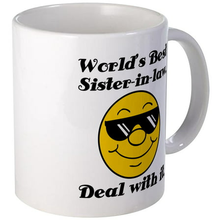 CafePress - World's Best Sister-In-Law Humor Mug - Unique Coffee Mug, Coffee Cup