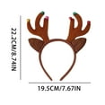 thumbnail image 2 of Boovnll Christmas Tree Decorations, Hot Christmas Headband Santa Party Decor Double Hair Clasp Hoop, Christmas Decorations, Christmas Decor, Christmas Decorations Indoor, 2 of 2