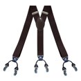 thumbnail image 2 of Eoperou Men Suspenders Adjustable Quick Release Wear-Resistant Non-Slip with Heavy-Duty Clips Multipurpose Polyester Men Y-Back Suspenders Dad Gift for Men, 2 of 8