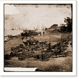 thumbnail image 2 of Historic Framed Print, Yorktown Va. Federal wagon park, 17-7/8" x 21-7/8", 2 of 9
