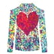 thumbnail image 5 of ICHUANYI Clearance Fashion Women Blouse Long Sleeve V Neck Hedging T-Shirts Heart Printing Casual Loose Tops(Multicolor, XXL) ICHUANYI WER2023081501121, 5 of 5