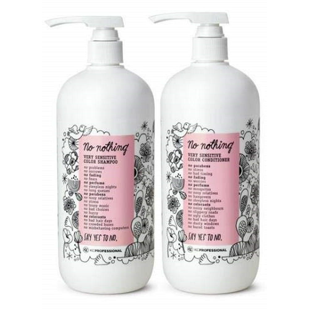 No Nothing Very Sensitive Color Shampoo & Conditioner 33.8 oz Walmart