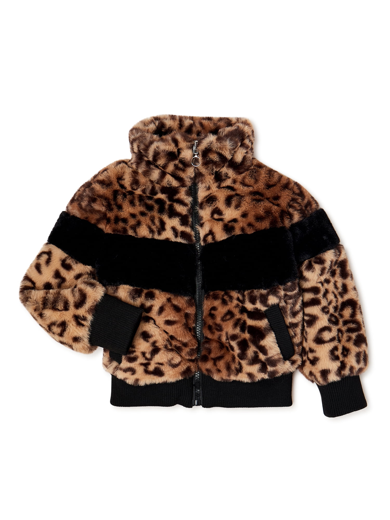 1-2Y, Beige Koly® Baby Girls Kids Toddler Floral Faux Fur Fleece Lapel Coat Winter Warm Jacket Princess Outwear 