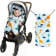 thumbnail image 1 of Buggysnuggle Newborn Stroller Footmuff Bunting Snuggle Fur, 1 of 9
