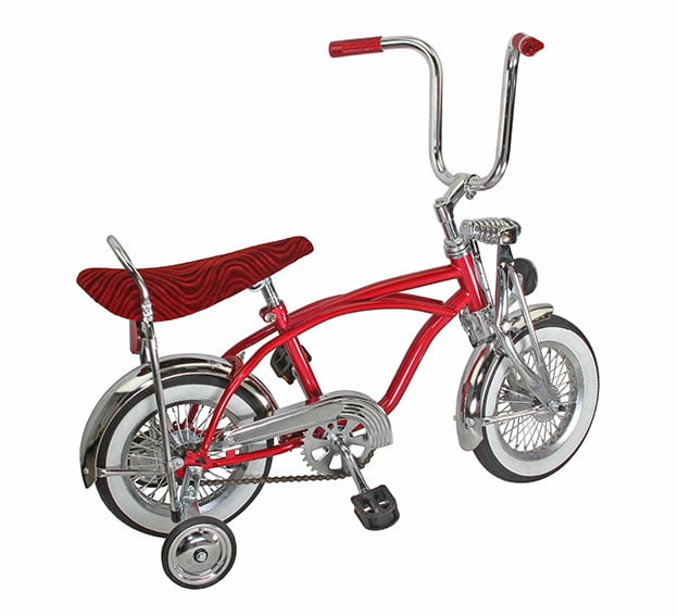 red lowrider bike