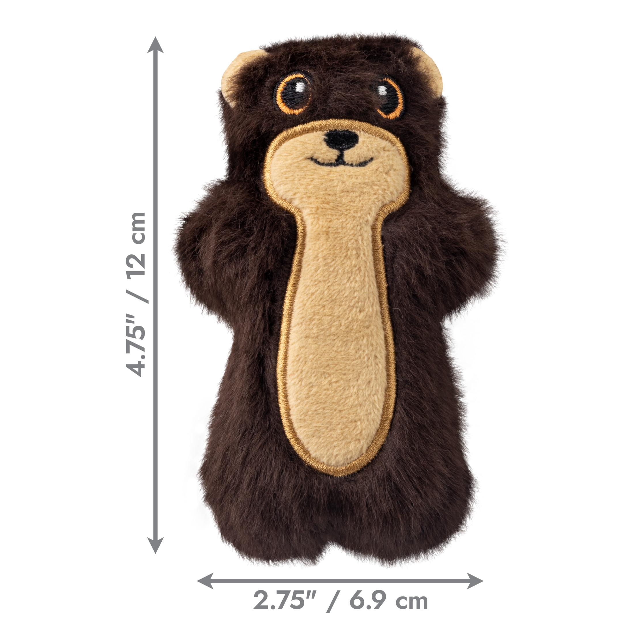 KONG® Snuzzles Plush Squeaker Dog Toy, Mini Otter, Extra Small