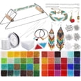 thumbnail image 4 of Osdhezcn Bead Weaving Tool Metal Beading Loom Portable Jewelry Maker for Crafting Lovers, 4 of 12