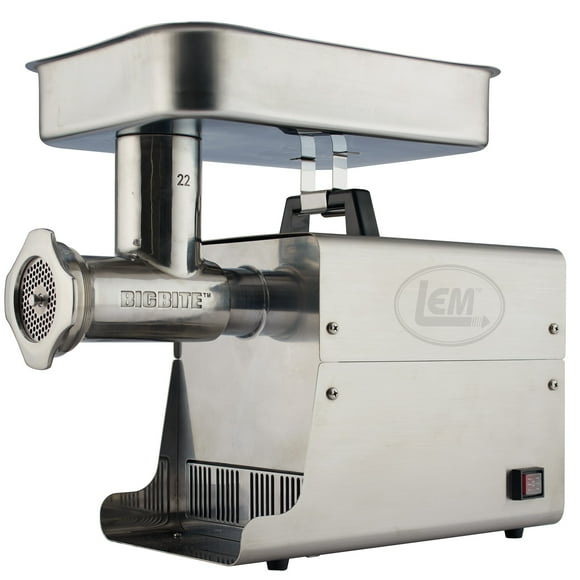 LEM Produits 17811 Big Bite 22 1HP Broyeur à Viande Électrique en Acier Inoxydable