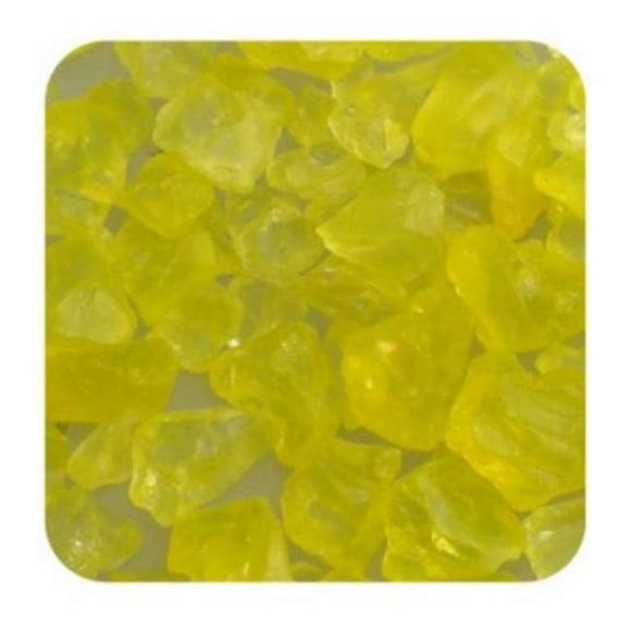 Sandtastik Ice10Lbylw Sandtastik Ice Real Glass Gems  Table Scatters &amp; Vase Filler Yellow - 10 Lb