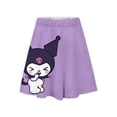 thumbnail image 1 of Falda Kawaii de Hello Kitty con dibujos animados de Anime Kuromi Cinnamoroll Sanrio Y2K, vestido holgado de corte a a la moda para mujer, media falda, 1 of 4
