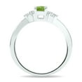 thumbnail image 3 of SZUL Women's Peridot and Diamond Tierra Ring in 10K White Gold, 3 of 5