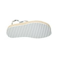 thumbnail image 4 of Stuart Weitzman Mel Patent Espadrille Flatform Sandal, 9, Silver, 4 of 5