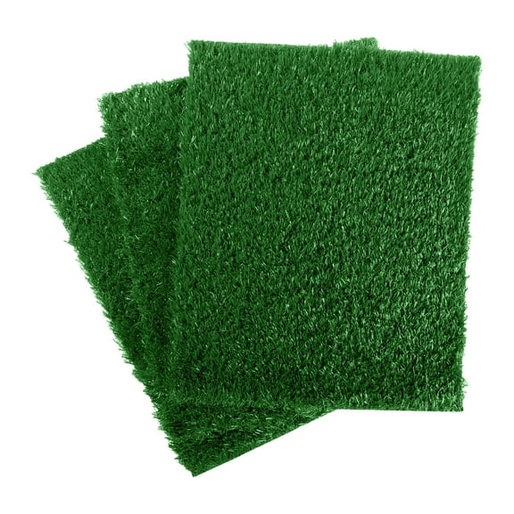 PETMAKER Set of 3 Replacement Turf Grass Pee Pads - Puppy Essentials