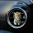 thumbnail image 7 of 2pcs Cute Kitten Car Vent Clips, Cat Air Vent Diffuser, Car Aromatherapy Diffuser, Fresh Scented Car Air Freshener Vent Clip, Christmas Cat Air Vent Clips, Refillable Vent Clips for Vehicle Car, 7 of 7