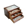 thumbnail image 3 of Large Capacity Wooden Jewelry Box Simple Modern Multi Layer Drawer Storage Box Anti Oxidation Jewelry Gifts, 3 of 7
