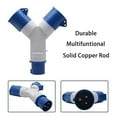 thumbnail image 4 of 2-Way Splitter 16A 220V Ip44 2 Way 3 Pin Industrial Site & Wall Socket, 4 of 9