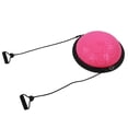 thumbnail image 3 of Half Ball Balance Trainer Yoga Ball Pilates Cushion Inflatable Balance Board Thicken Explosionproof Fitness Exercise Equipment For Work Or Home Gym With Ball Pump And Resistance, 3 of 8